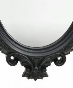 vidaXL Wall Mirror Castle Style 56×76 cm Black