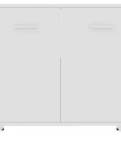 vidaXL Bathroom Cabinet White 60x33x58 cm Chipboard