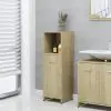 vidaXL Bathroom Cabinet Sonoma Oak 30x30x95 cm Chipboard vidaXL Bathroom Cabinet Sonoma Oak 30x30x95 cm Chipboard