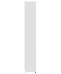 vidaXL Bathroom Cabinet White 30x30x183.5 cm Chipboard