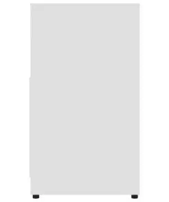 vidaXL Bathroom Cabinet White 60x33x58 cm Chipboard
