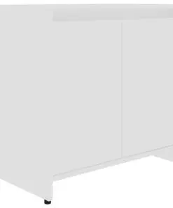 vidaXL Bathroom Cabinet White 60x33x58 cm Chipboard