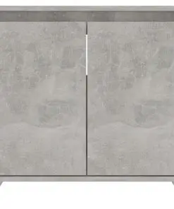 vidaXL Bathroom Cabinet Concrete Grey 60x33x58 cm Chipboard