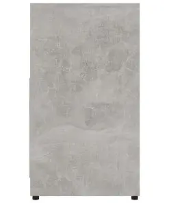 vidaXL Bathroom Cabinet Concrete Grey 60x33x58 cm Chipboard
