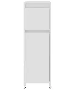 vidaXL Bathroom Cabinet White 30x30x95 cm Chipboard