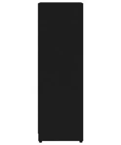 vidaXL Bathroom Cabinet Black 30x30x95 cm Chipboard