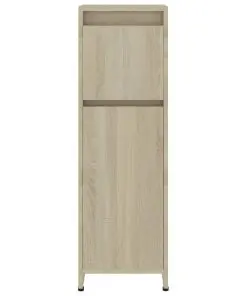 vidaXL Bathroom Cabinet Sonoma Oak 30x30x95 cm Chipboard