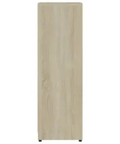vidaXL Bathroom Cabinet Sonoma Oak 30x30x95 cm Chipboard
