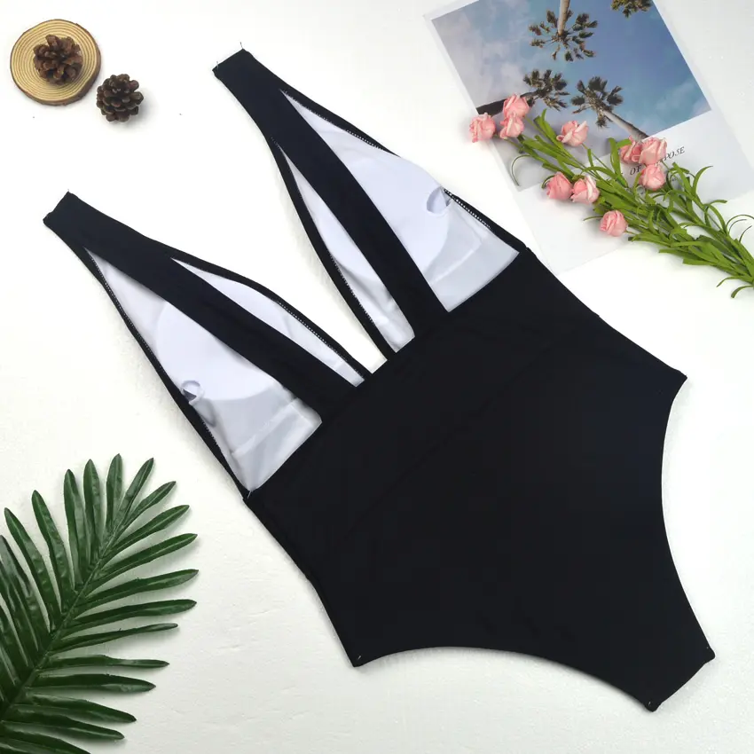 Women's Deep V-Neck Swimwear