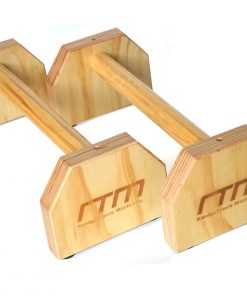 Wooden Parallette Bars Push Up & Dip Workouts