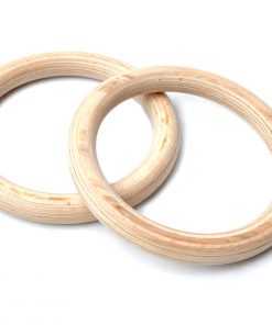 Wooden Gymnastic Rings Olympic Gym Strength Training