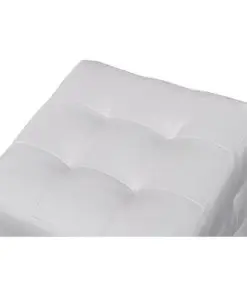 2 x Cubed stool white