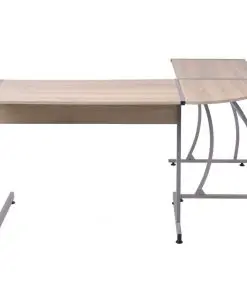vidaXL Corner Desk L-Shaped Oak