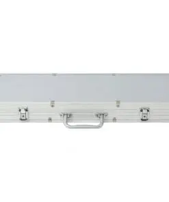 vidaXL Poker Set with 500 Chips Aluminium