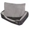 vidaXL Dog Bed with Padded Cushion Size M Black vidaXL Dog Bed with Padded Cushion Size M Black