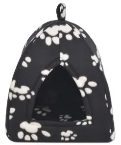 vidaXL Cat Cubby Size L Black