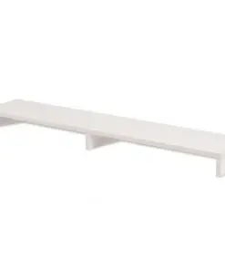 vidaXL Monitor Stand Chipboard 118×23.5×9 cm White