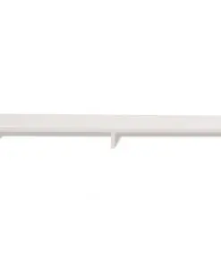 vidaXL Monitor Stand Chipboard 118×23.5×9 cm White