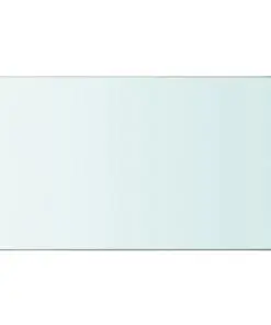 vidaXL Shelf Panel Glass Clear 50×30 cm