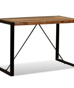 vidaXL Dining Table Solid Reclaimed Wood 120 cm