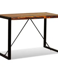 vidaXL Dining Table Solid Reclaimed Wood 120 cm