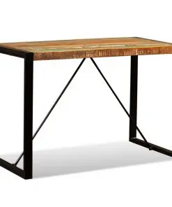 vidaXL Dining Table Solid Reclaimed Wood 120 cm