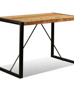 vidaXL Dining Table Solid Reclaimed Wood 120 cm