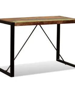 vidaXL Dining Table Solid Reclaimed Wood 120 cm