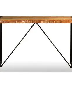 vidaXL Dining Table Solid Reclaimed Wood 120 cm