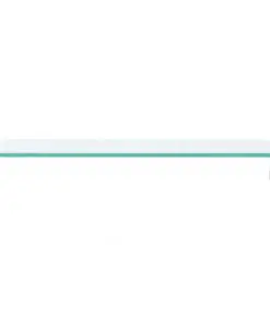 vidaXL TV Stand/Monitor Riser Glass Clear 90x30x13 cm