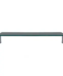 vidaXL TV Stand/Monitor Riser Glass Black 70x30x13 cm