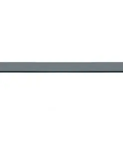 vidaXL TV Stand/Monitor Riser Glass Black 100x30x13 cm