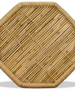 vidaXL Coffee Table Bamboo Octagon 60x60x45 cm