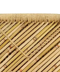 vidaXL Coffee Table Bamboo Octagon 60x60x45 cm