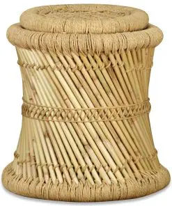 vidaXL Stools 2 pcs Bamboo and Jute