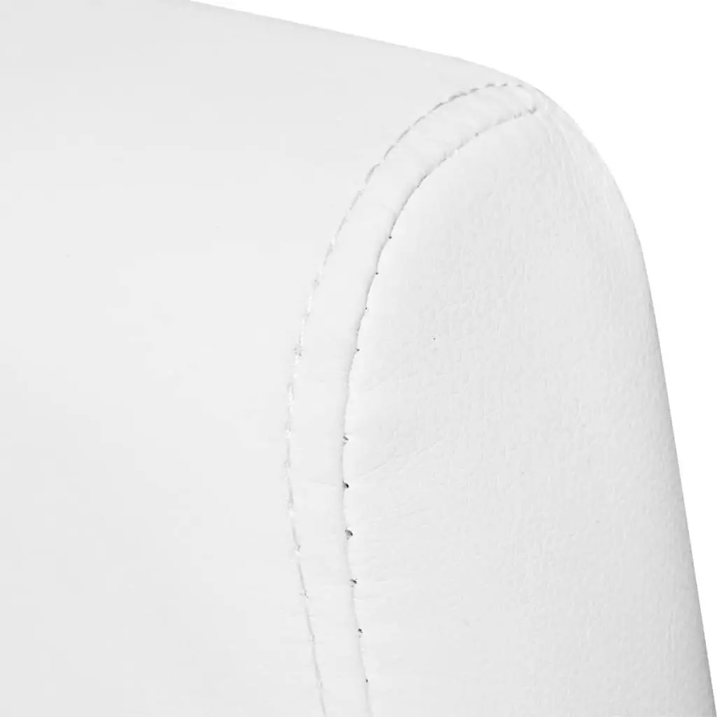 vidaXL TV Recliner Chair White Faux Leather