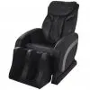 vidaXL Massage Chair Black Faux Leather