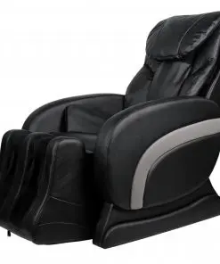 vidaXL Massage Chair Black Faux Leather