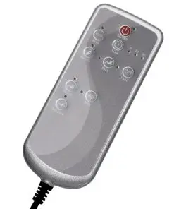 vidaXL Massage Chair Black Faux Leather