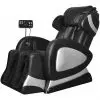 vidaXL Massage Chair with Super Screen Black Faux Leather