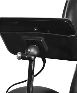 vidaXL Massage Chair with Super Screen Black Faux Leather