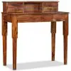 vidaXL Writing Desk with 5 Drawers Solid Sheesham Wood 90x40x90 cm