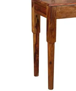 vidaXL Writing Desk with 5 Drawers Solid Sheesham Wood 90x40x90 cm