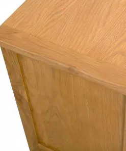 vidaXL TV Cabinet 120x35x48 cm Solid Oak Wood