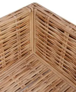 vidaXL Sofa Set 14 Pieces Natural Rattan