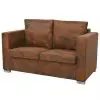 vidaXL 2-Seater Sofa 137x73x82 cm Artificial Suede Leather vidaXL 2-Seater Sofa 137x73x82 cm Artificial Suede Leather