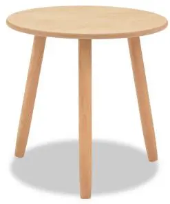 vidaXL Side Table Set 2 Pieces Solid Pinewood Brown