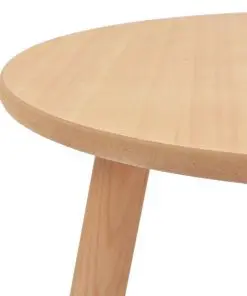 vidaXL Side Table Set 2 Pieces Solid Pinewood Brown