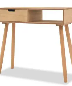 vidaXL Console Table Solid Pinewood 80x30x72 cm Brown
