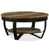 vidaXL Coffee Table 65 cm Solid Reclaimed Wood